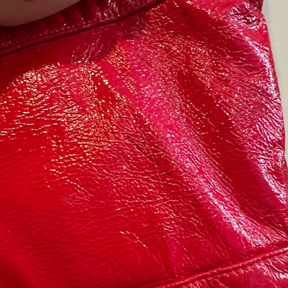 Coach Red Quilted Tote Bag - Picture 4 of 9